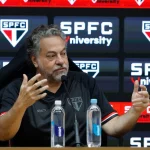 Julio Casares é o presidente do São Paulo. (Foto: X do SPFC)