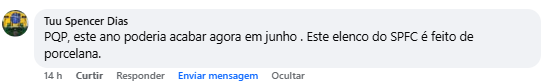 Críticas da torcida Tricolor ao departamento médico. (Foto: Reprodução/Nação Tricolor)