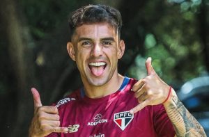 Enzo Diaz vive grande fase no São Paulo. Foto> Erico Leonan.