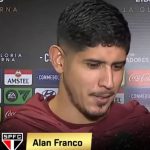 Alan Franco, zagueiro do São Paulo FC. Foto: Reprodução.