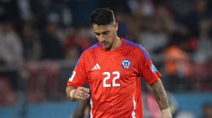 Fernando Zampedri em ação pelo Chile. Foto: Divulgação.