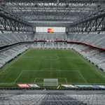 A Arena da Baixada, estádio do Athletico Paranaense, deixa de chamar Ligga Arena. (Foto: José Tramontin/Athletico)