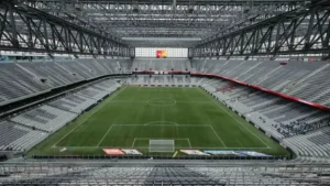 A Arena da Baixada, estádio do Athletico Paranaense, deixa de chamar Ligga Arena. (Foto: José Tramontin/Athletico)