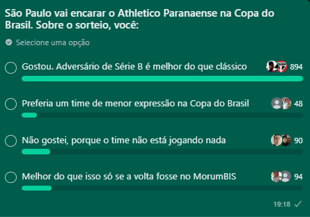 São Paulo é visto como favorito contra o Athletico Paranaense na Copa do Brasil. (Foto: Reprodução/Nação Tricolor)