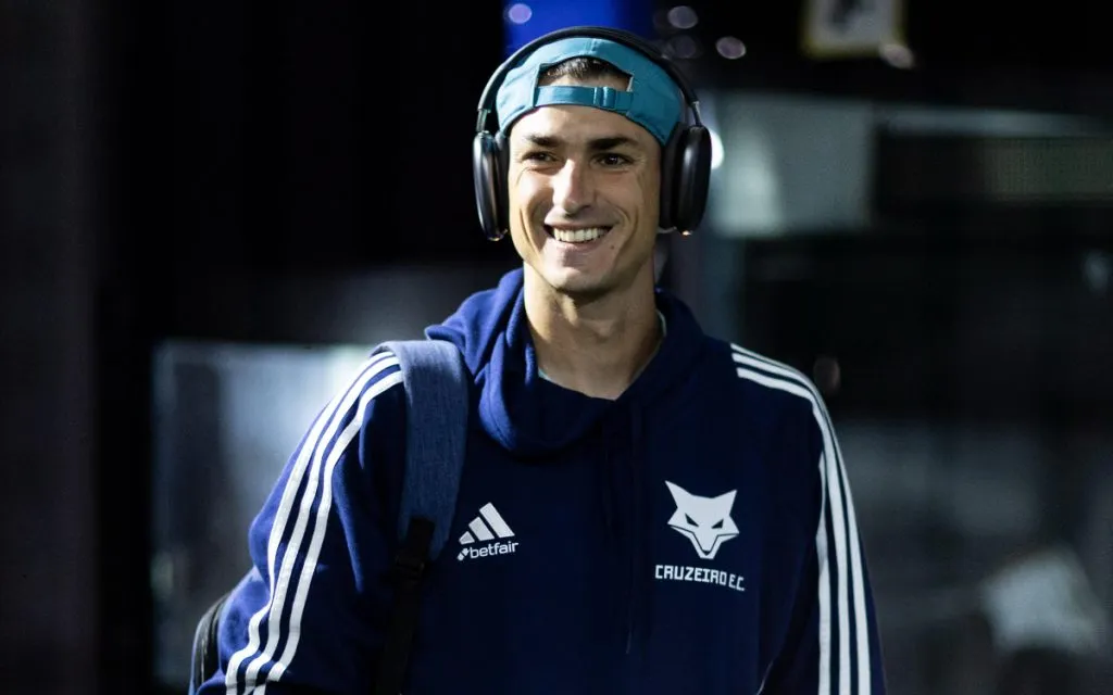Juan Dinenno negocia com o São Paulo. (Foto: Gustavo Coufal/Cruzeiro)