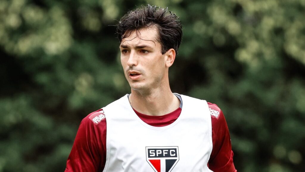 Dinenno é opção de ataque no São Paulo. (Foto: X da SPFC)