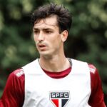 Dinenno é opção de ataque no São Paulo. (Foto: X da SPFC)