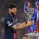 Lucas Beraldo foi formado pelo São Paulo e campeão da Liga dos Campeões pelo PSG. (Foto: Maja Hitjl/UEFA)