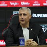 Crespo é apresentado no São Paulo. Foto: Guilherme Eduardo.