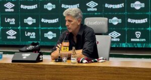 Renato Gaucho é o técnico do Fluminense. Foto: Reprodução.