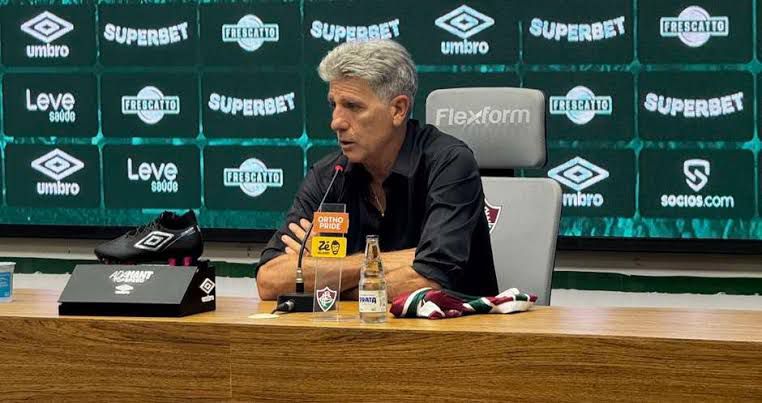 Renato Gaucho é o técnico do Fluminense. Foto: Reprodução.