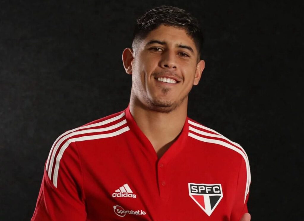 Alan Franco, defensor do São Paulo FC. Foto: Reprodução SPFC