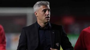 Crespo é o técnico do São Paulo FC. Foto: Reprodução.