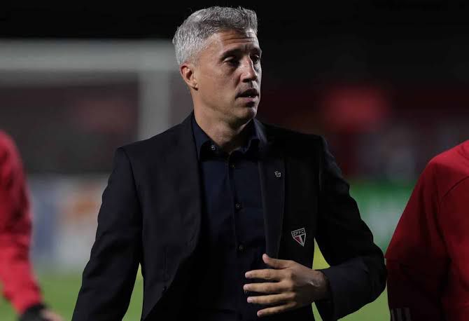 Crespo é o técnico do São Paulo FC. Foto: Reprodução.