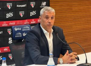 Hernan Crespo é o técnico do São Paulo FC. Foto: Ganriel Sá