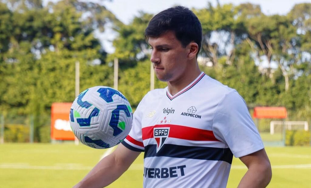 Gonzalo Tapia, atleta do São Paulo FC. Foto: Rubens Chiri