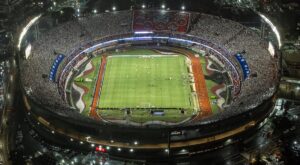 Estádio do MorumBis lotado. Foto: Drone do Dia