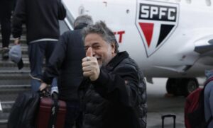 Júlio Casares é o presidente do São Paulo até 2026. Foto: Rubens Chiri