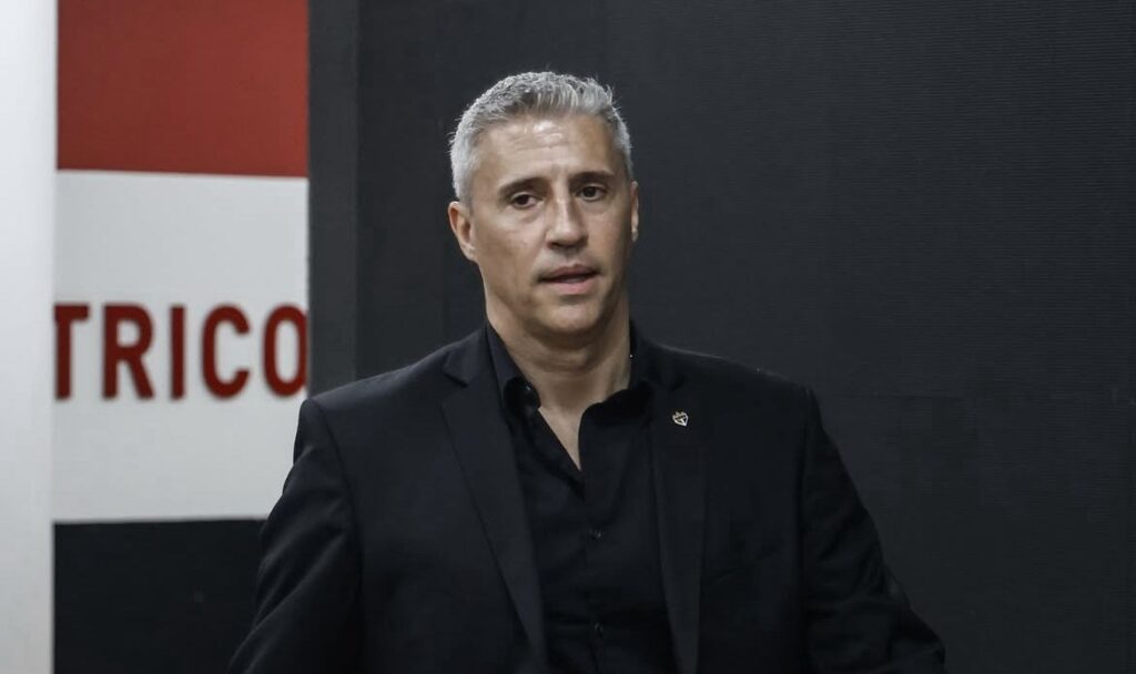 Hernan Crespo é o técnico do São Paulo FC. Foto: Rubens Chiri