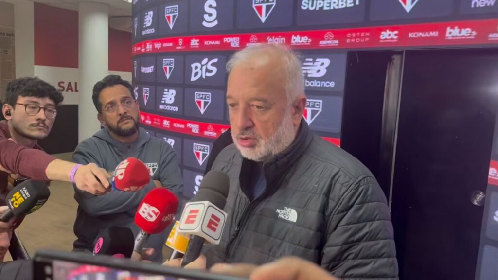 Carlos Belmonte é diretor de futebol do São Paulo. Foto: Reprodução.