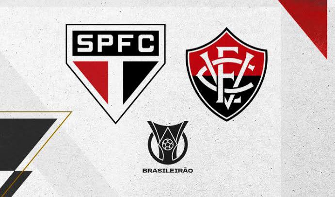 SPFC x Vitória. Foto: Reprodução.