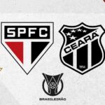 SPFC X Ceara. Foto: Reprodução.