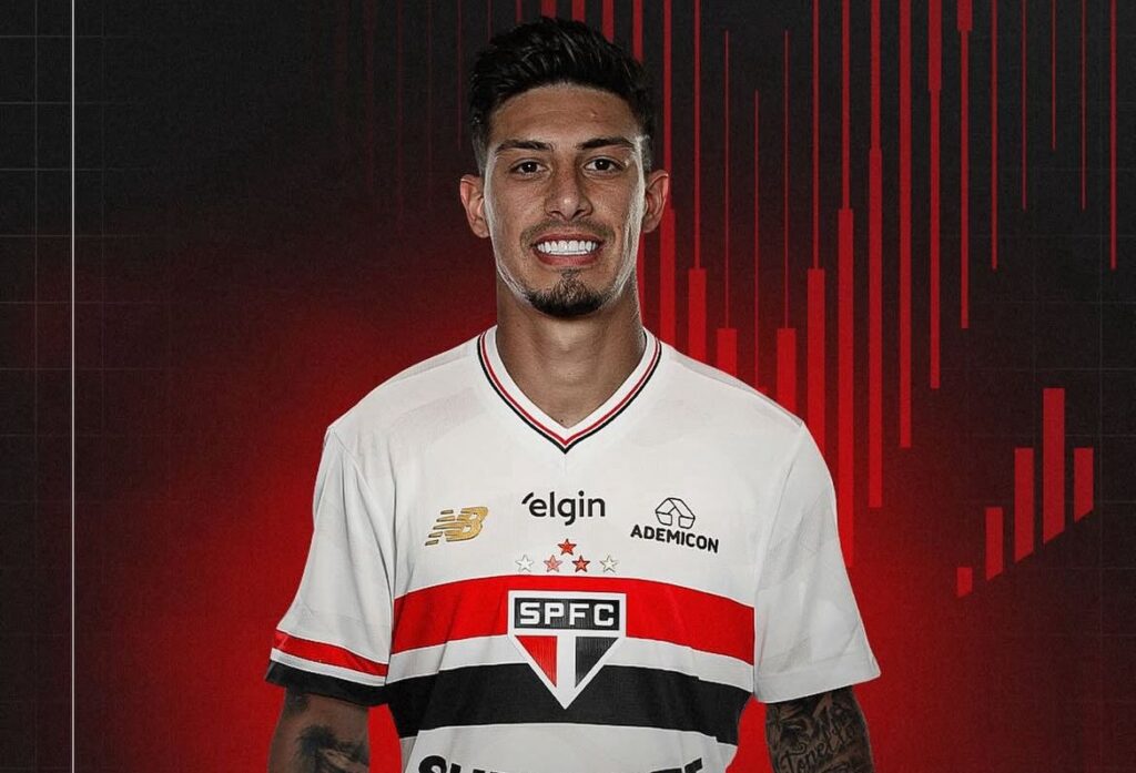 Rigoni é o novo reforço do São Paulo FC. Foto: Reprodução SPFC