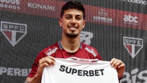 Rigoni foi apresentado no São Paulo FC. Foto: Rubens Chiri