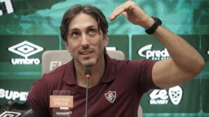 Zubeldia foi apresentado no Fluminense. Foto: Marcelo Gonçalves.