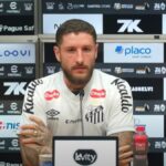 Zé Rafael, jogador do Santos. Foto: Raul Baretta.