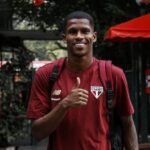 Isaac, atleta do sub-20 o São Paulo FC, Foto: Rubens Chiri
