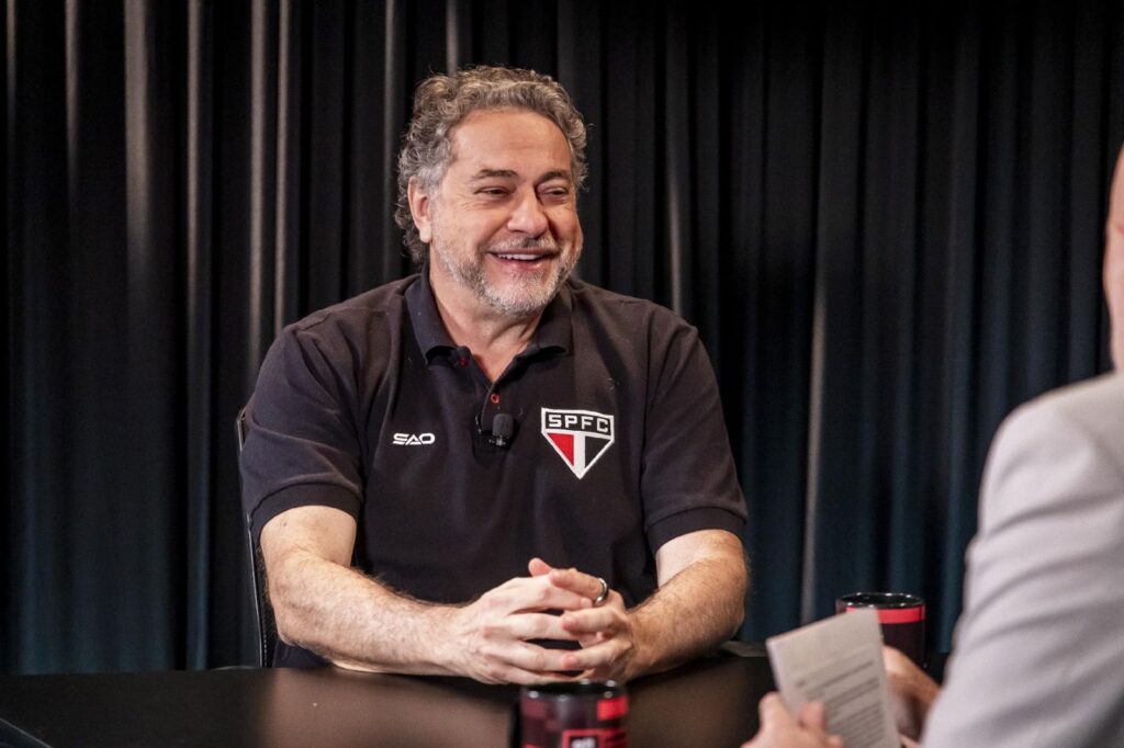Julio Casares é o presidente do São Paulo até o final de 2026. Foto: Reprodução.