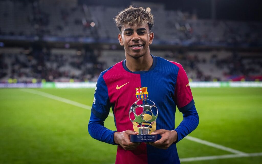 Lamine Yamal, atleta do Barcelona. Foto: Divulgação/ Barça