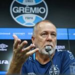 Mano Menezes, técnico do Gremio. Foto: Lucas Uebel.