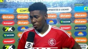 Vitão, zagueiro do Inter. Foto: Reprodução.