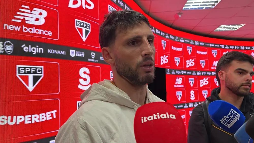 Calleri é um dos lideres do São Paulo FC. Foto: Reprodução.