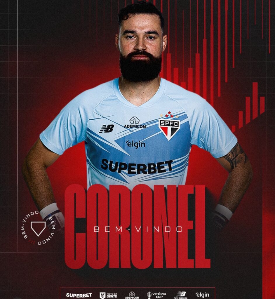 Carlos Coronel é o novo reforço do São Paulo FC. Foto Rubens Chiri