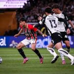 Ferreirinha em ação durante o clássico entr São Paulo x CORINTHIANS. Foto: Fabio Giannelli.