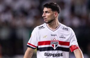Calleri em ação pelo São Paulo no Brasileirão 2026. Foto: Victor Monteiro.