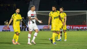 São Paulo vence o Mirassol pelo Brasileirão. Foto: Reprodução.